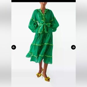 New With Tags Celia B Petite Linen Blend Maci Dress Sz SP